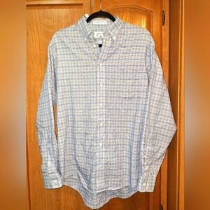 An Arrow Wrinkle-Free men's long sleeve button-down shirt in a size 16-34/35.